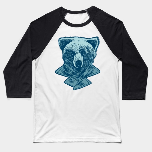 Swag Bear Baseball T-Shirt by jafaris